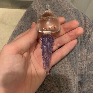 Glass Jellyfish Pendant